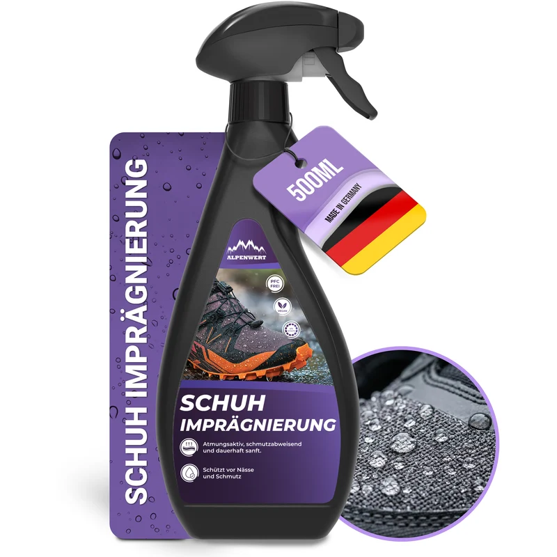 Imprägnierspray für Schuhe – PFC-frei für Leder, Textil & Nubuk