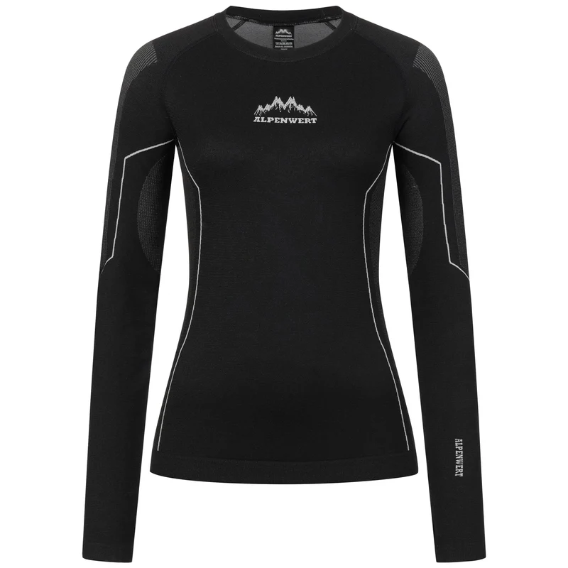 Thermo Langarmshirt Damen mit Daumenloch